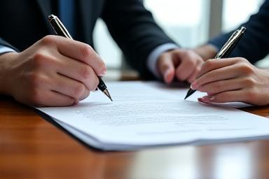 Firma de documentos legales